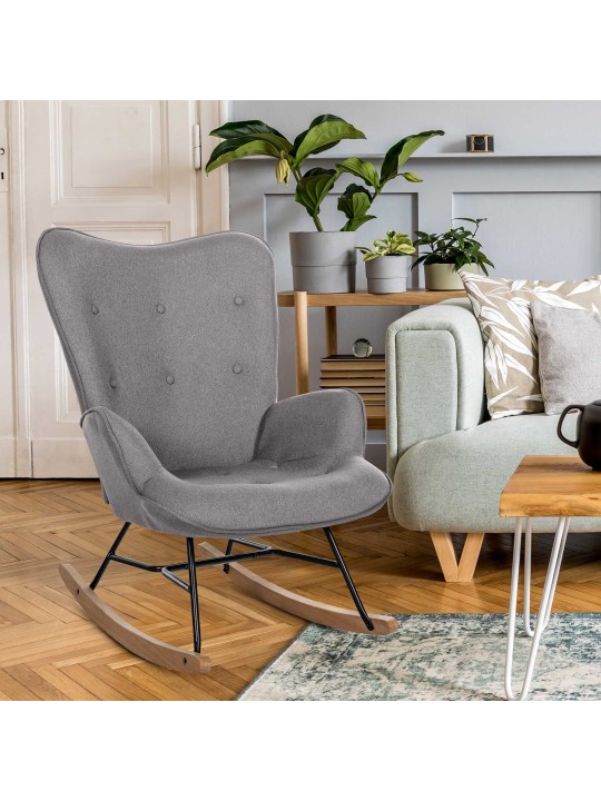 Szék Sanka szövet, szürke