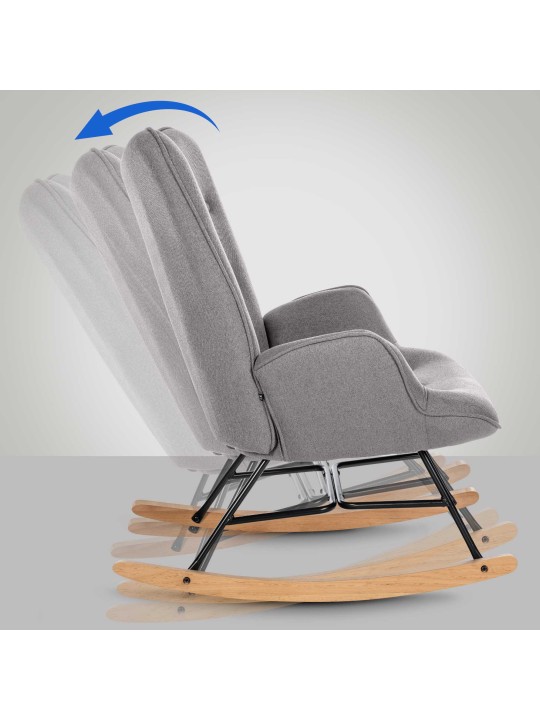 Szék Sanka szövet, szürke