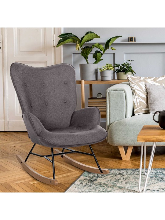 Szék Sanka szövet, sötétszürke