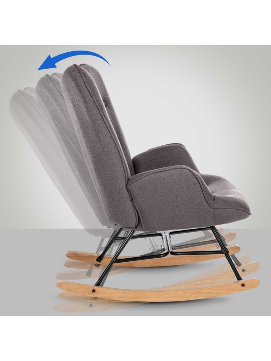 Szék Sanka szövet, sötétszürke