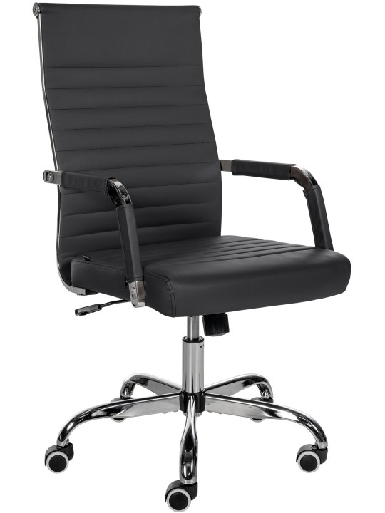 Irodai szék Amadora műbőr, fekete
