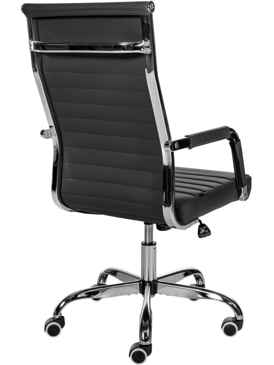 Irodai szék Amadora műbőr, fekete