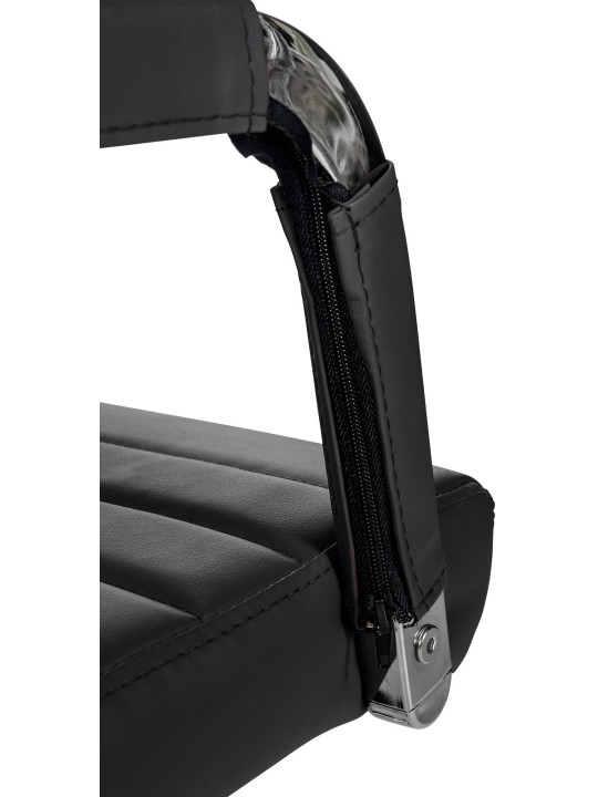 Irodai szék Amadora műbőr, fekete