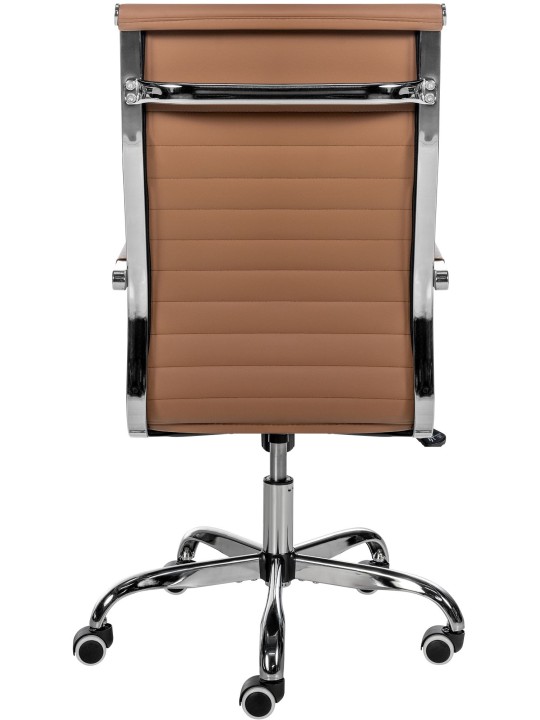 Irodai szék Amadora műbőr, világosbarna