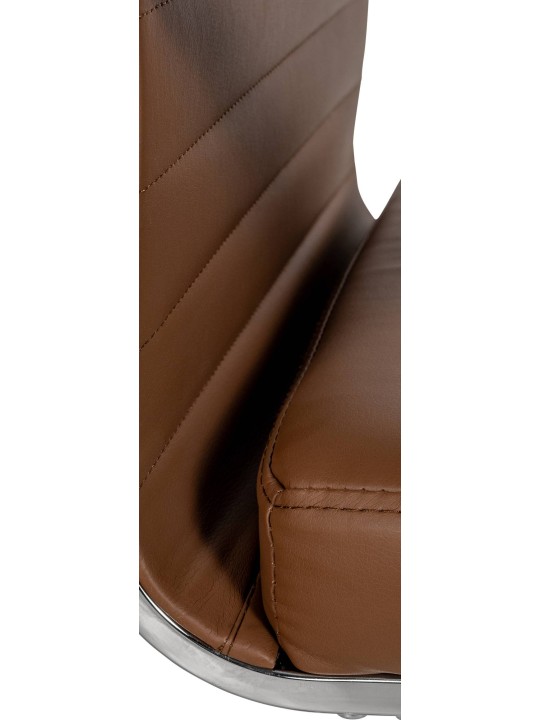 Irodai szék Amadora műbőr, világosbarna