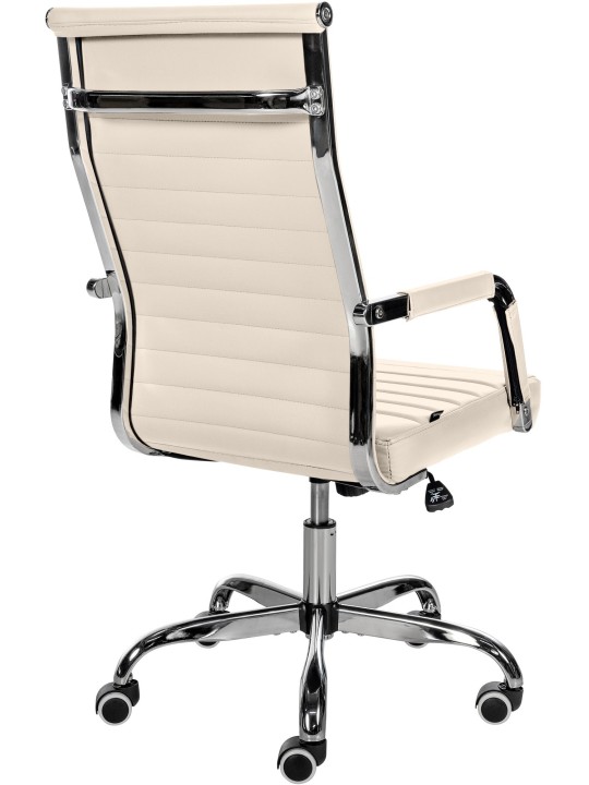 Irodai szék Amadora műbőr, krém