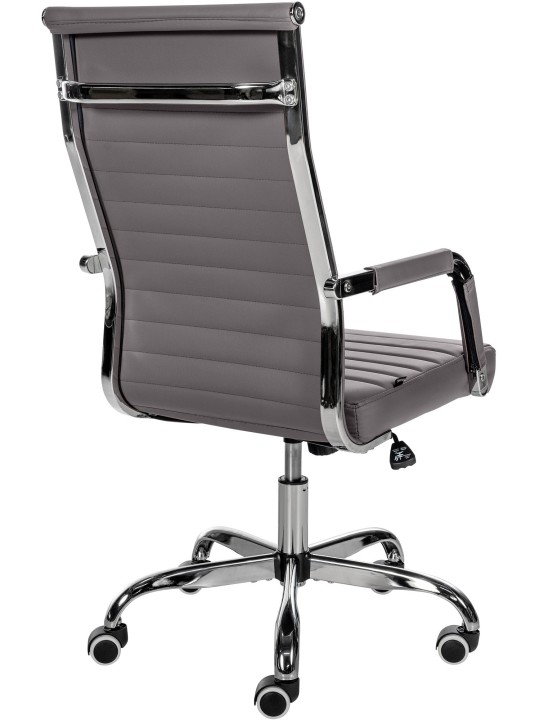 Irodai szék Amadora műbőr, szürke