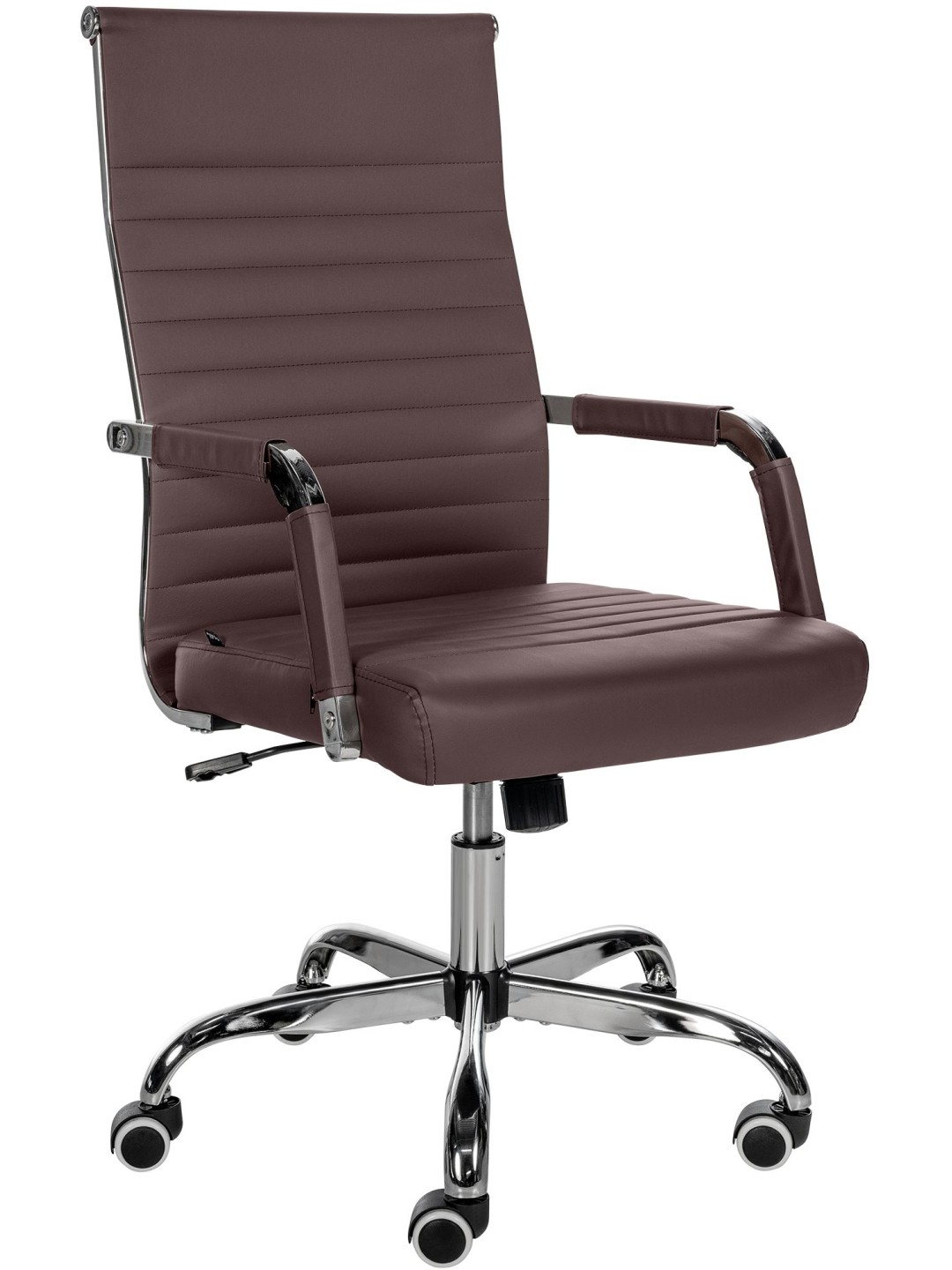 Irodai szék Amadora műbőr, barna