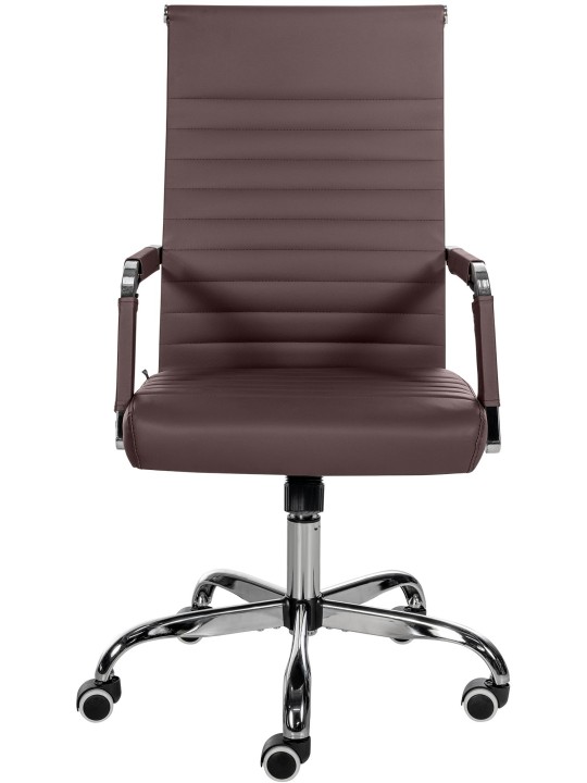 Irodai szék Amadora műbőr, barna