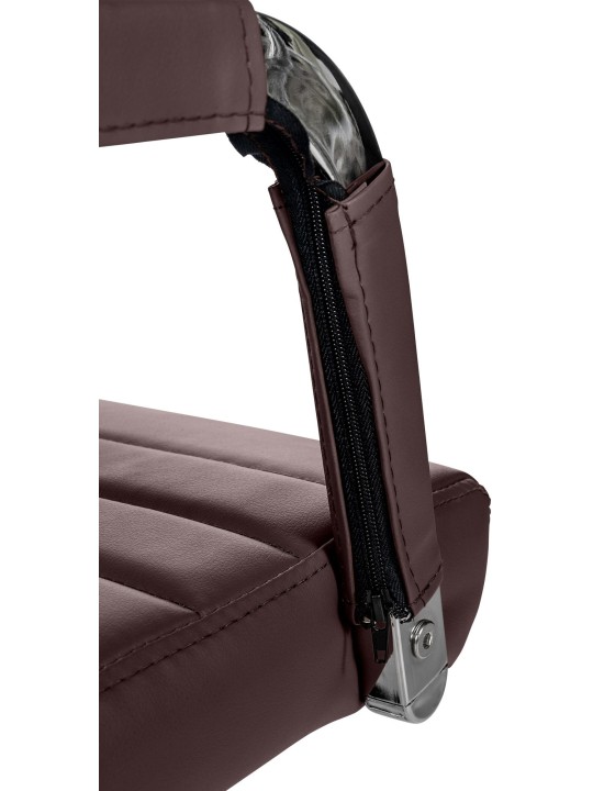 Irodai szék Amadora műbőr, barna