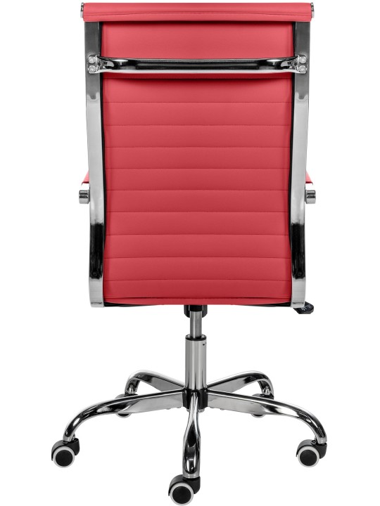 Irodai szék Amadora műbőr, piros