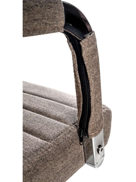 Irodai szék Amadora szövet, taupe