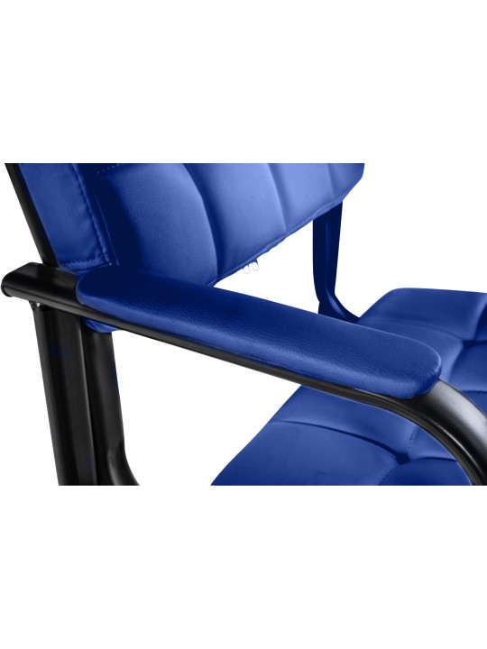 Látogatószék Canada B műbőr, kék