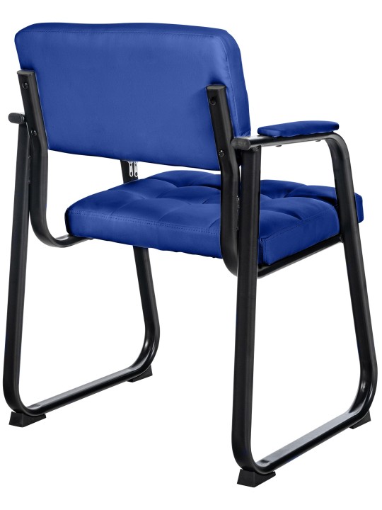 Látogatószék Canada B műbőr, kék