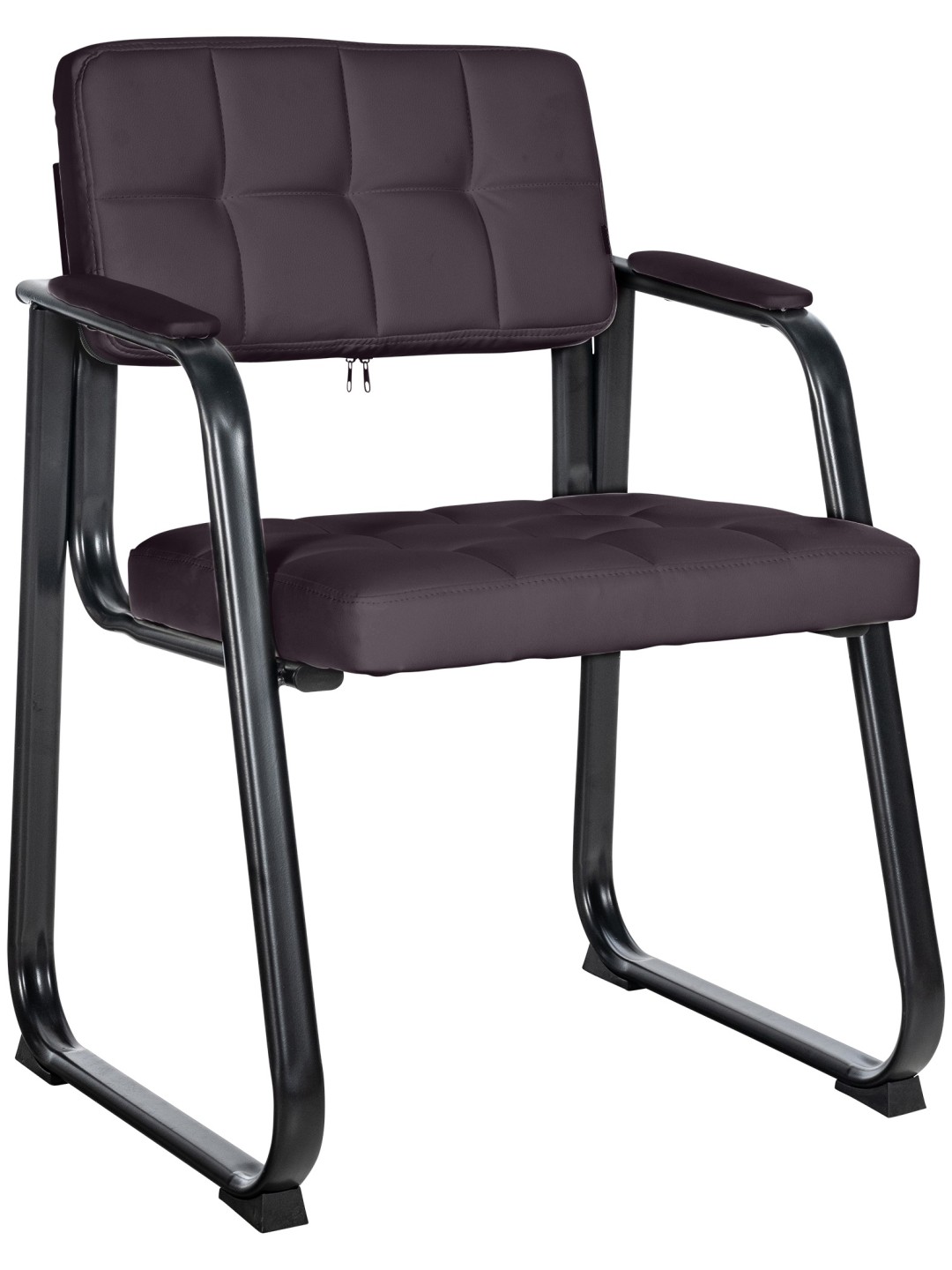 Látogatószék Canada B műbőr, barna