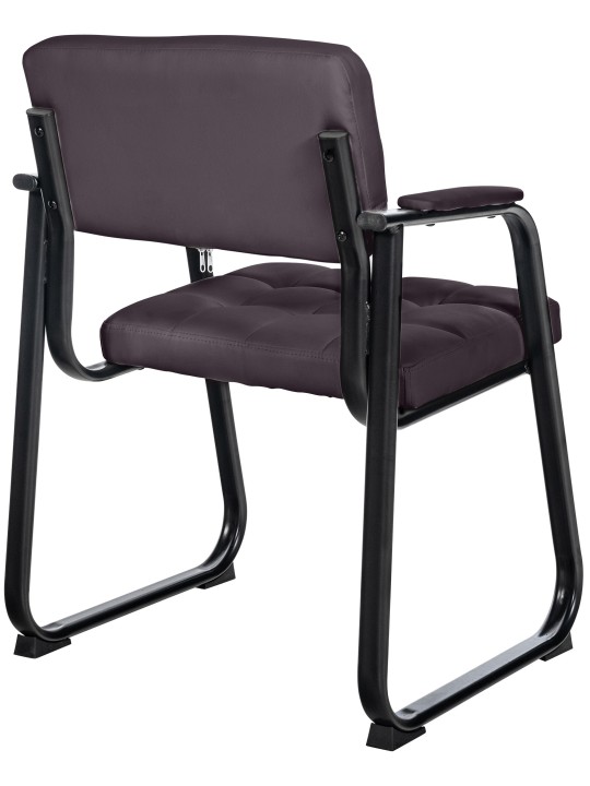 Látogatószék Canada B műbőr, barna