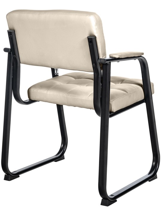 Látogatószék Canada B műbőr, krém