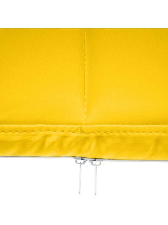 Látogatószék Canada B műbőr, sárga