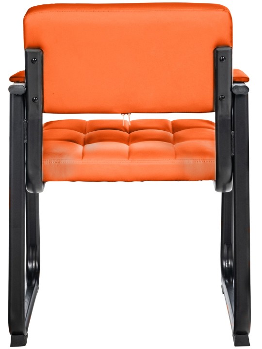 Látogatószék Canada B műbőr, narancs