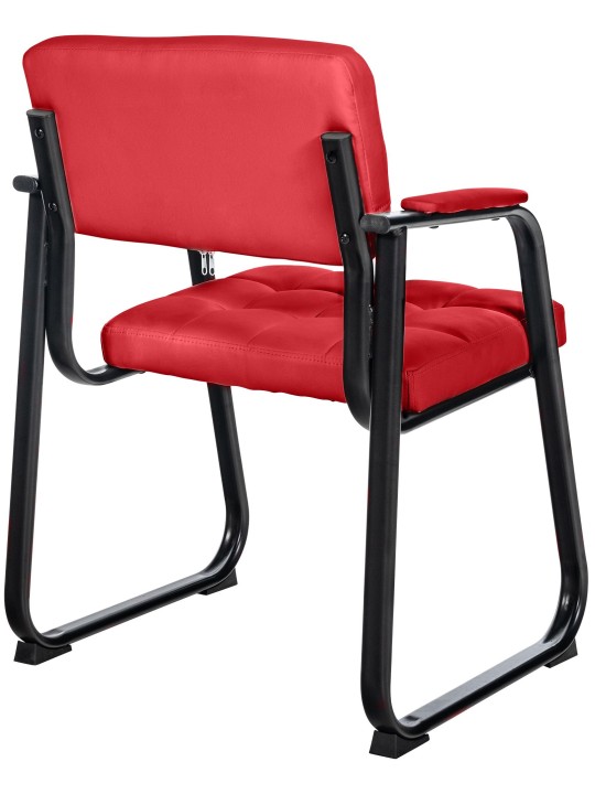Látogatószék Canada B műbőr, piros