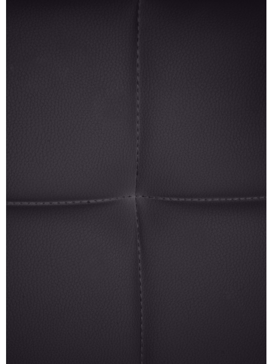 Látogatószék Canada B műbőr, fekete