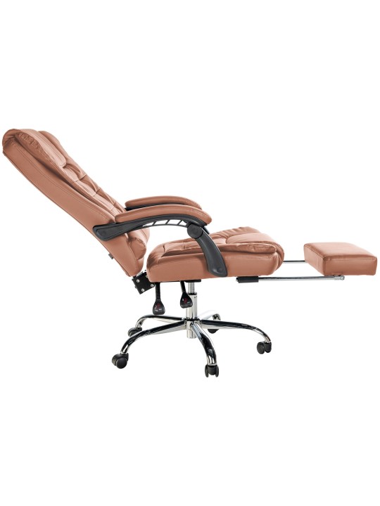 Irodai szék Oxygen műbőr, világosbarna