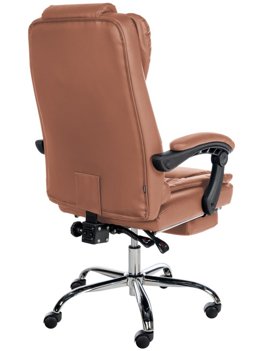 Irodai szék Oxygen műbőr, világosbarna