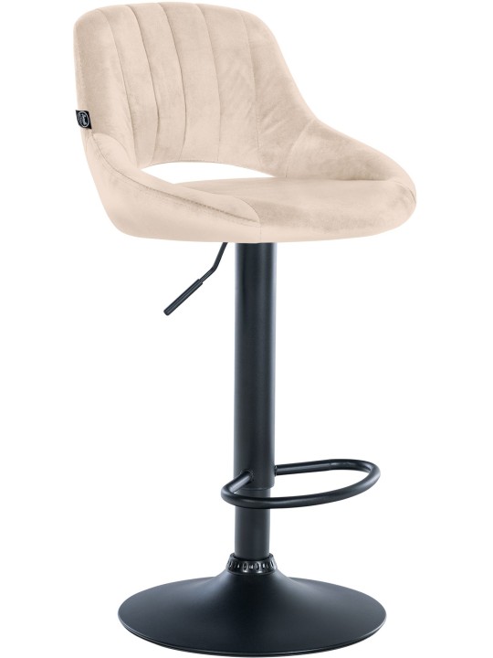 Bárszék Milet bársony, krém