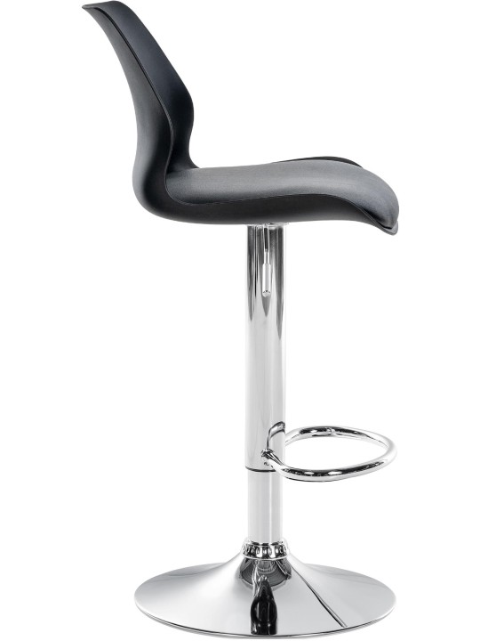 2 db bárszék készlet Gilbert műanyag, fekete