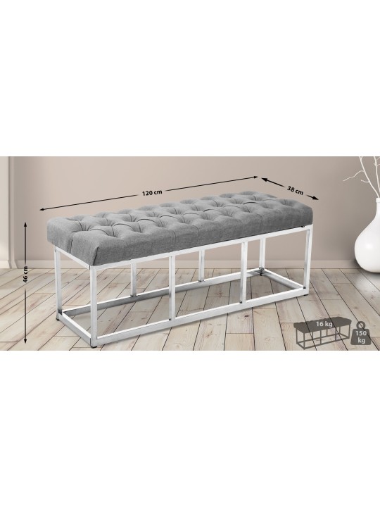 Pad Amun szövet E120, szürke