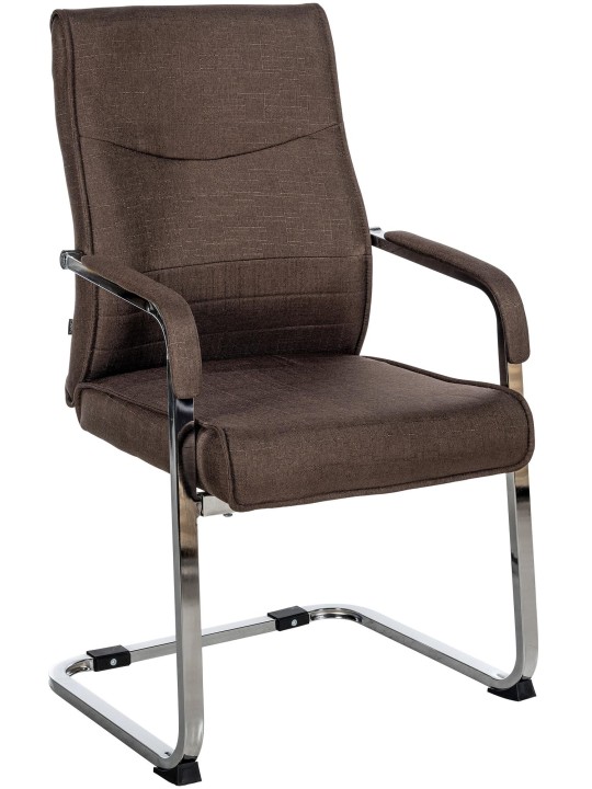 Látogatószék Hobart szövet, barna