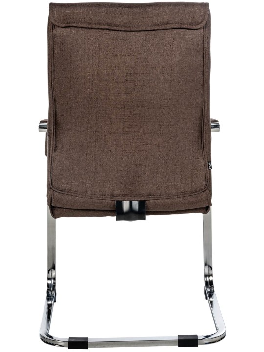Látogatószék Hobart szövet, barna