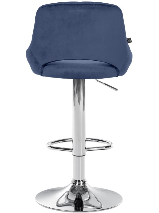 2 db bárszék készlet Milet velvet C, kék