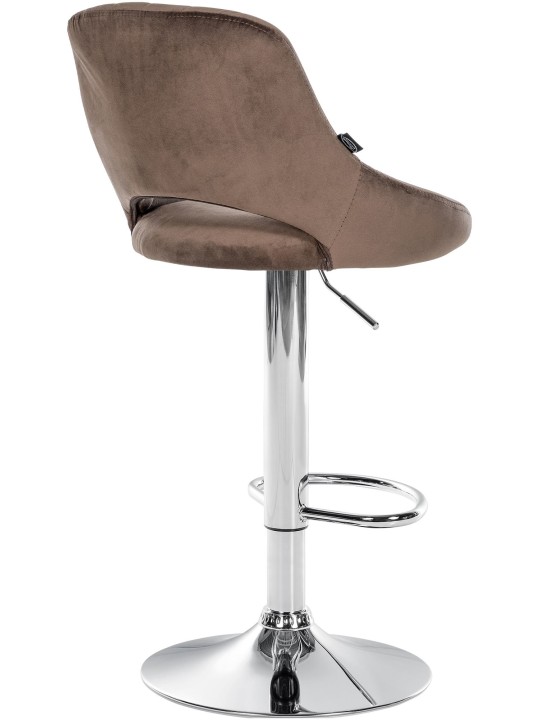 2 db bárszék készlet Milet velvet C, barna