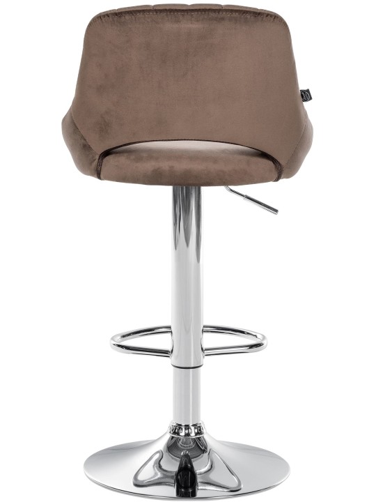 2 db bárszék készlet Milet velvet C, barna