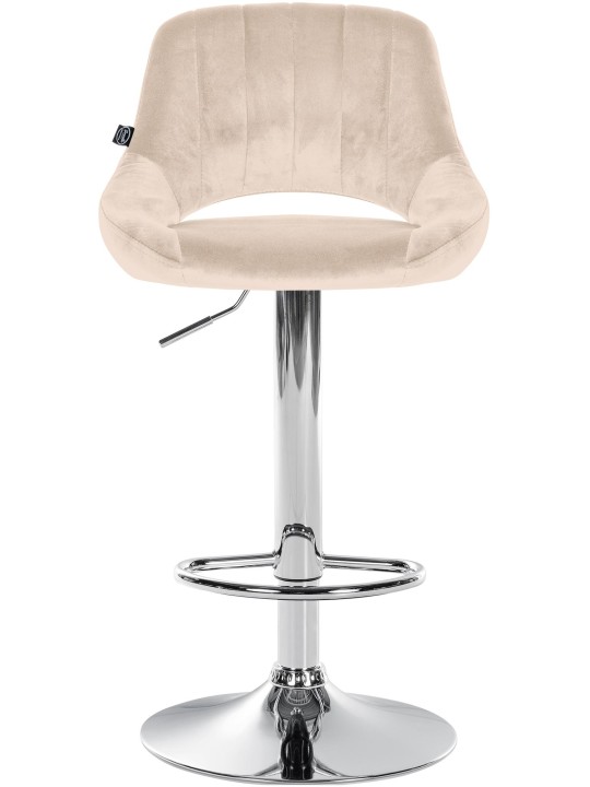 2 db bárszék készlet Milet velvet C, krém