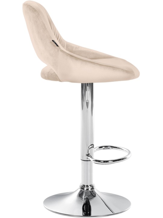 2 db bárszék készlet Milet velvet C, krém