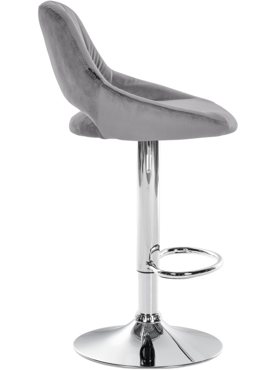 2 db bárszék készlet Milet velvet C, sötétszürke 2 db bárszék készlet Milet velvet C, sötétszürke