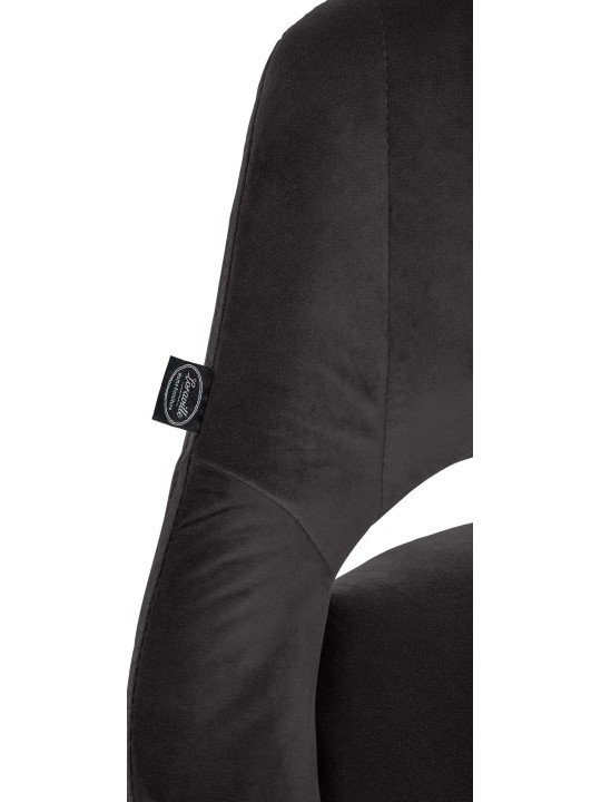 2 db bárszék készlet Milet velvet C, fekete 2 db bárszék készlet Milet velvet C, fekete