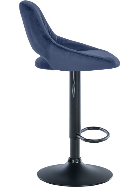 2 db bárszék készlet Milet velvet B, kék