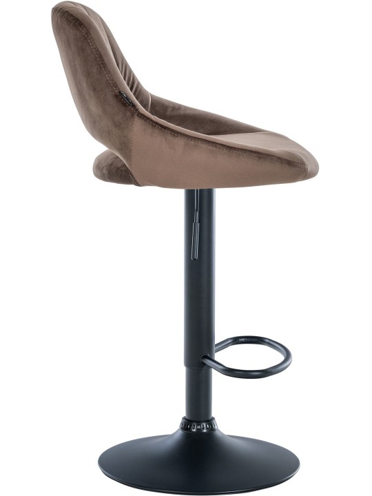 2 db bárszék készlet Milet velvet B, barna