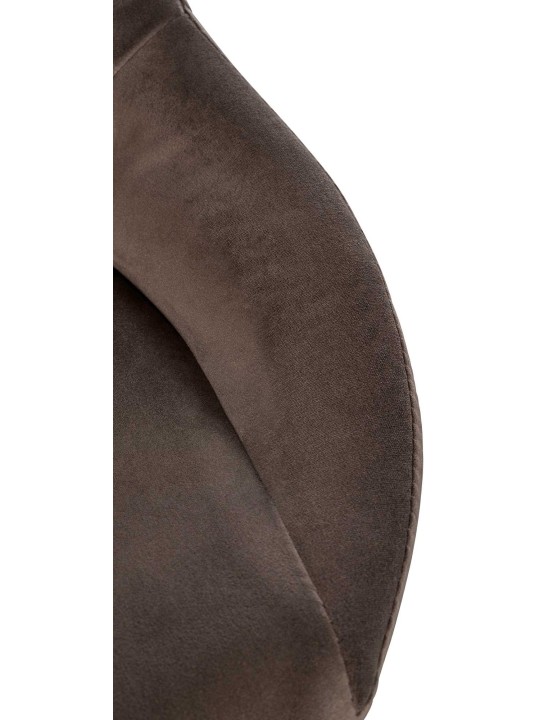 2 db bárszék készlet Milet velvet B, barna