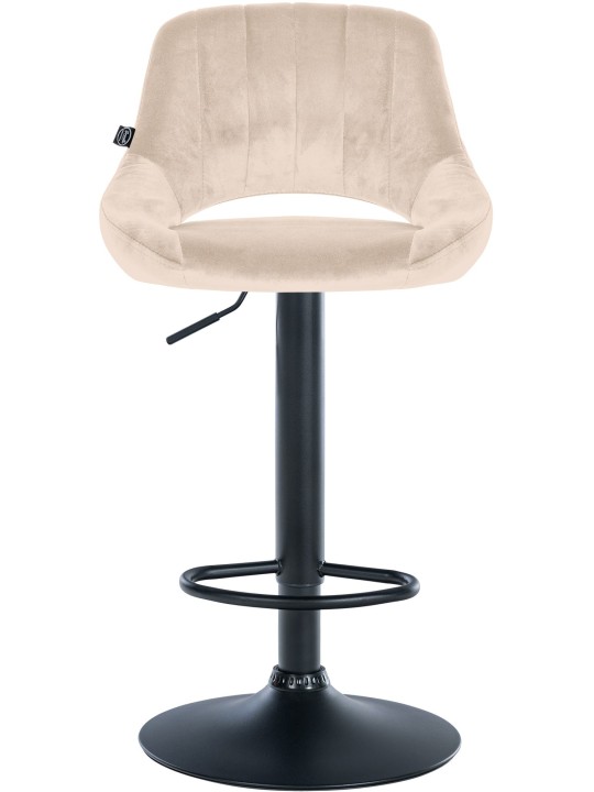 2 db bárszék készlet Milet velvet B, krém