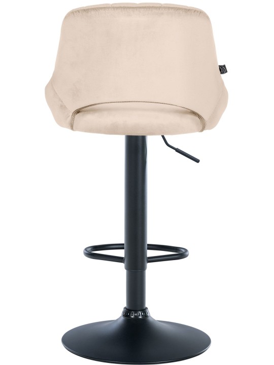 2 db bárszék készlet Milet velvet B, krém