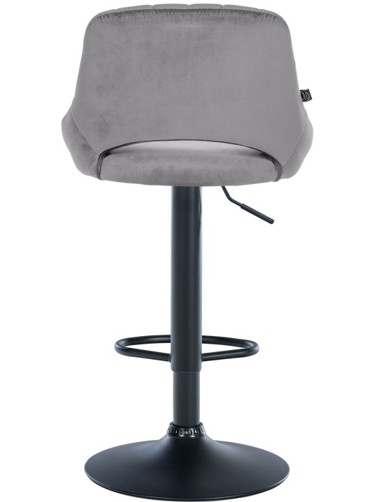 2 db bárszék készlet Milet velvet B, sötétszürke