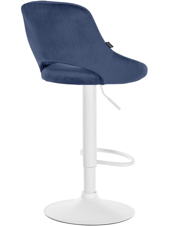 2 db bárszék készlet Milet velvet W, kék