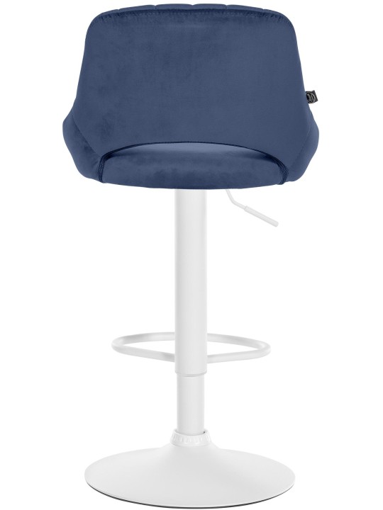 2 db bárszék készlet Milet velvet W, kék