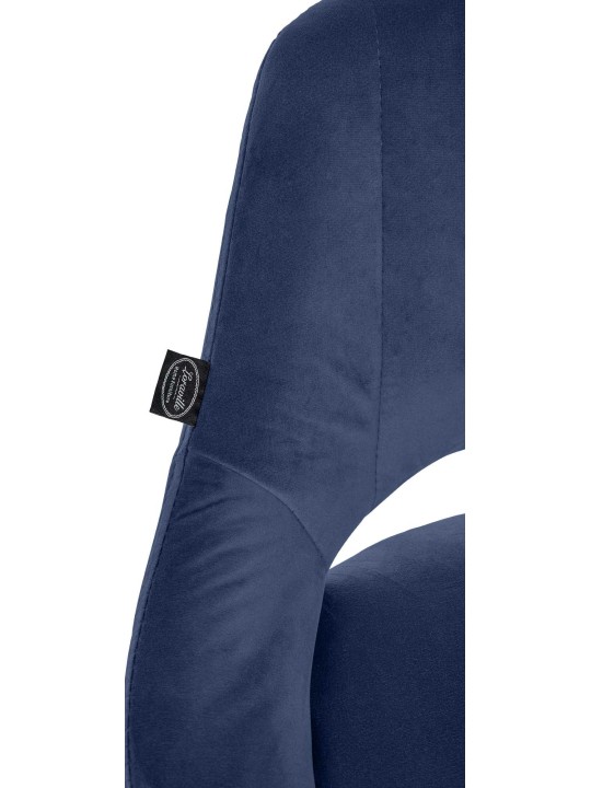 2 db bárszék készlet Milet velvet W, kék