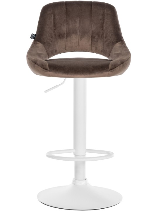 2 db bárszék készlet Milet velvet W, barna