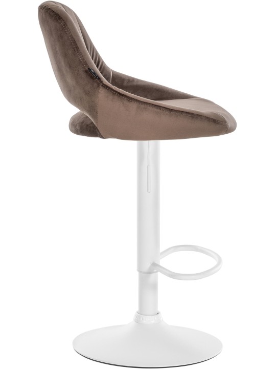 2 db bárszék készlet Milet velvet W, barna